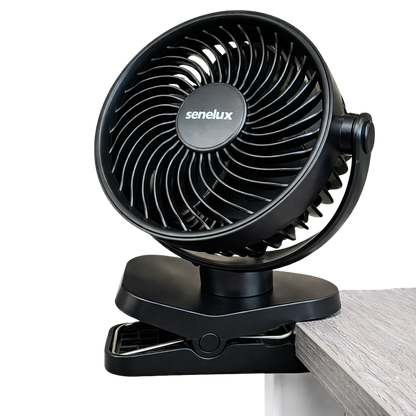 Senelux 5" Wireless Clip-On Fan